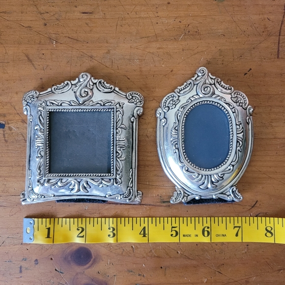 VTG Mini Godinger Ornate Silver Picture Frames - Picture 4 of 4